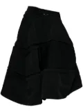 Comme Des Garçons asymmetric midi skirt - Black