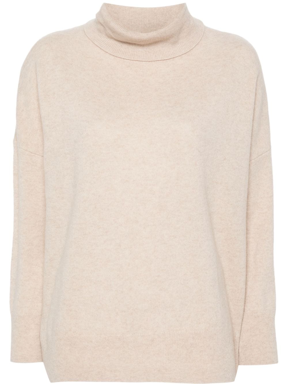 Max & Moi Praire Pullover Mit Rollkragen In Nude