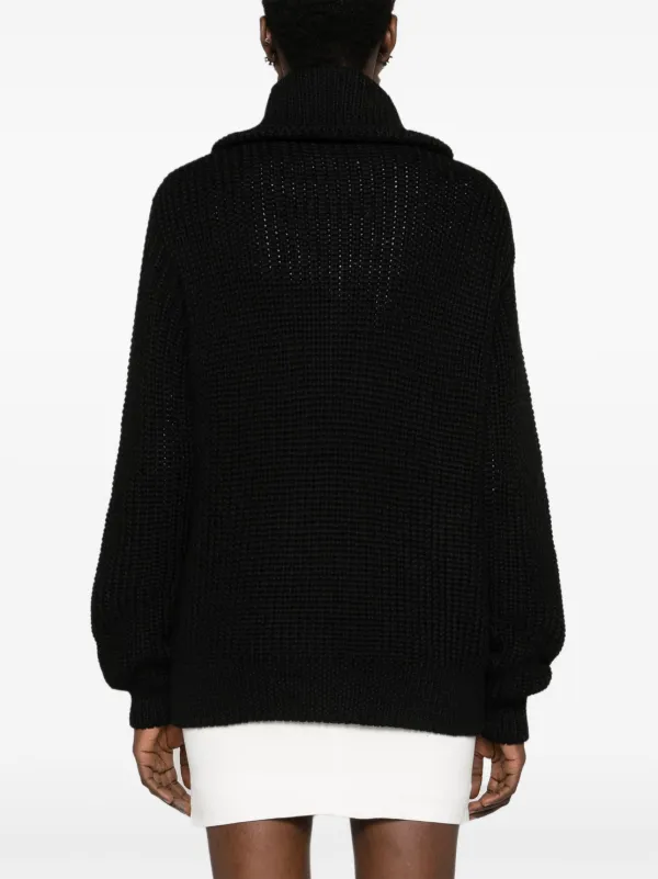 Prada enamel-triangle zip-up Cardigan | Black | FARFETCH UK Prada enamel-triangle zip-up Cardigan | Black | FARFETCH UK