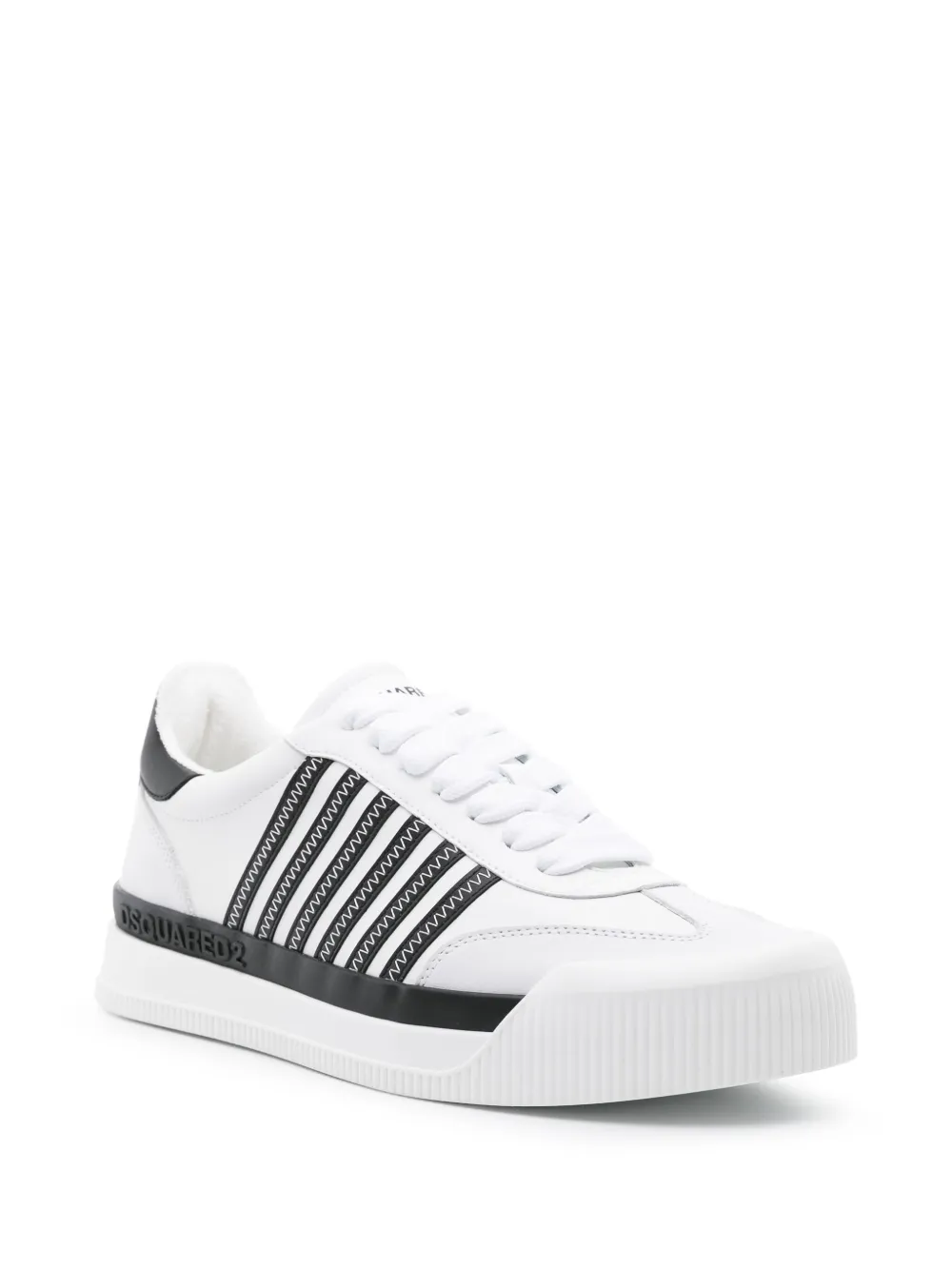 Dsquared2 Boxer leren sneakers - Wit