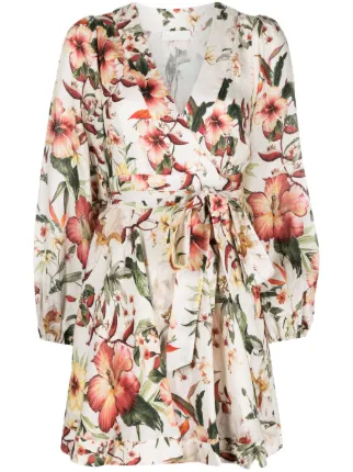 zimmermann lexi belted floral linen maxi dress Zimmermann Lexi floral linen maxi dress Zimmermann