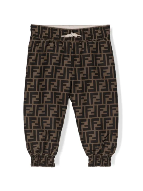 Fendi Kids FF-print drawstring track pants