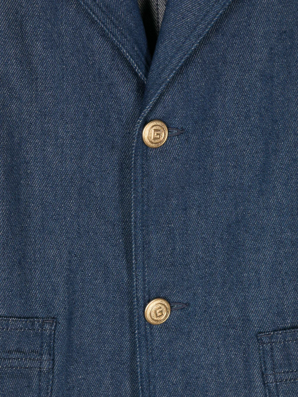  Gucci Kids Logo-patch Blazer - Blue 