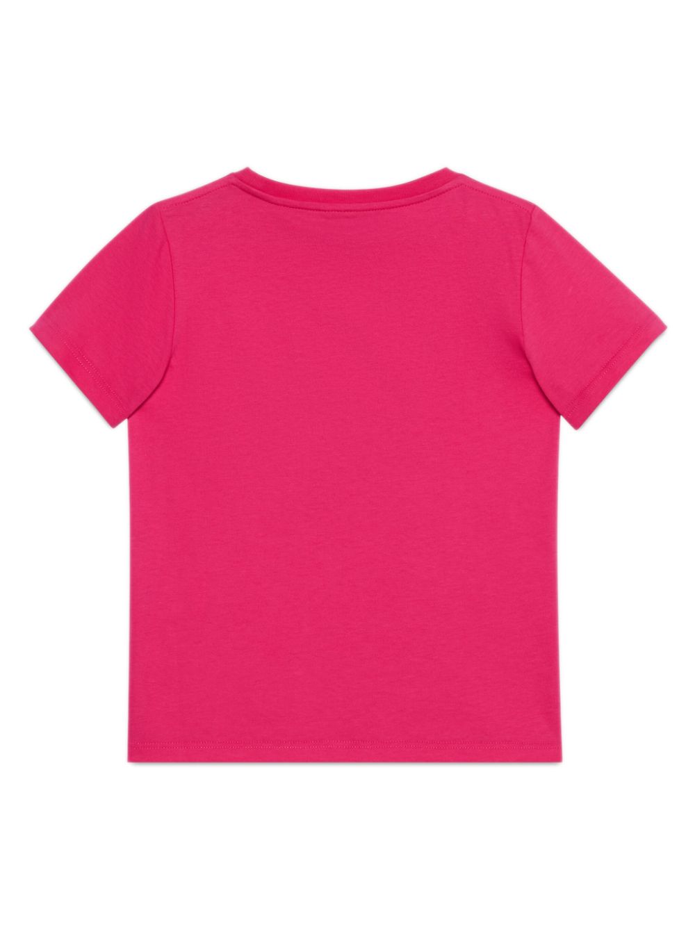 Gucci Kids T-shirt met logoprint Roze