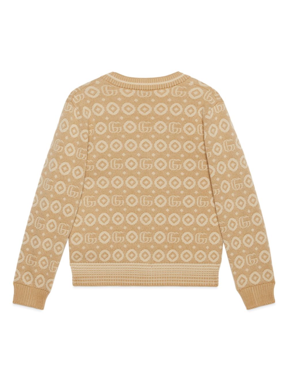 Gucci Kids Double G cotton cardigan - Beige