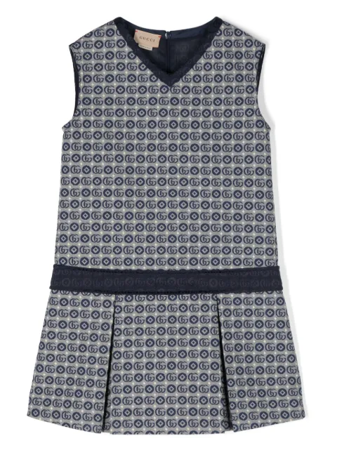 Gucci Kids Double G jacquard mini dress