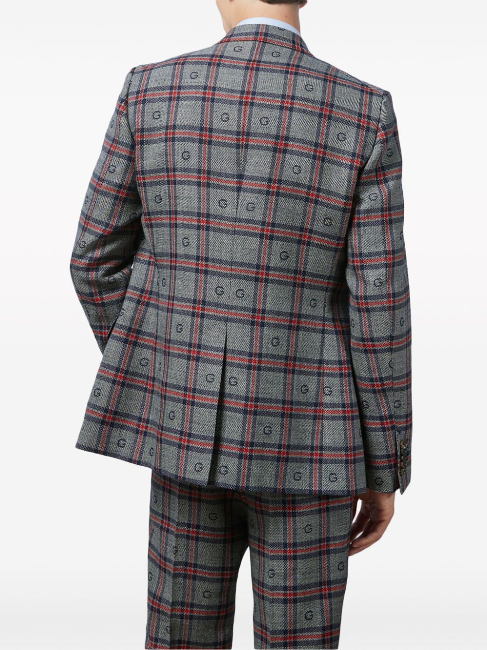 Gucci Check-pattern Wool Blazer - Farfetch