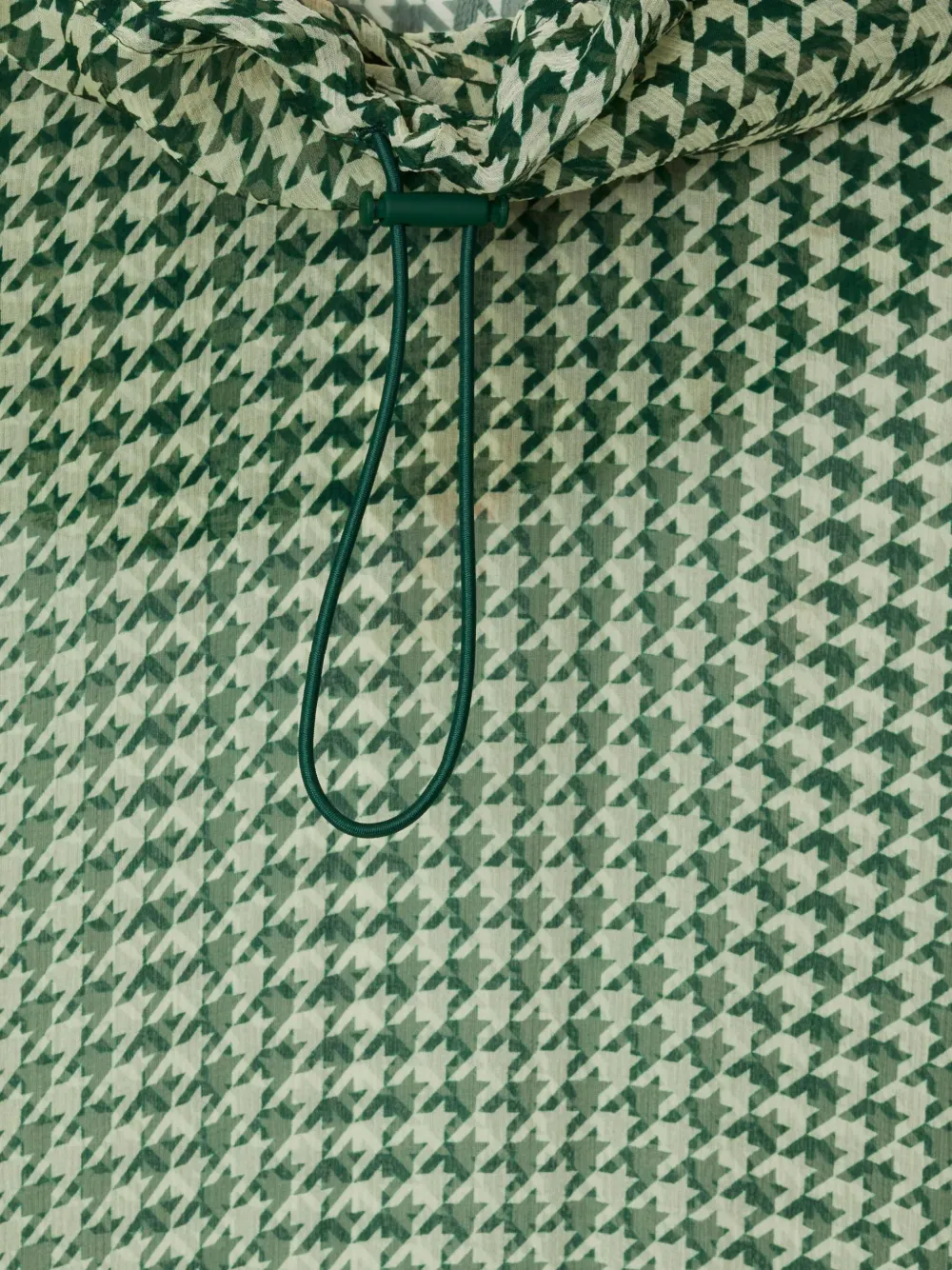 Burberry Jurk met pied-de-poule print Groen