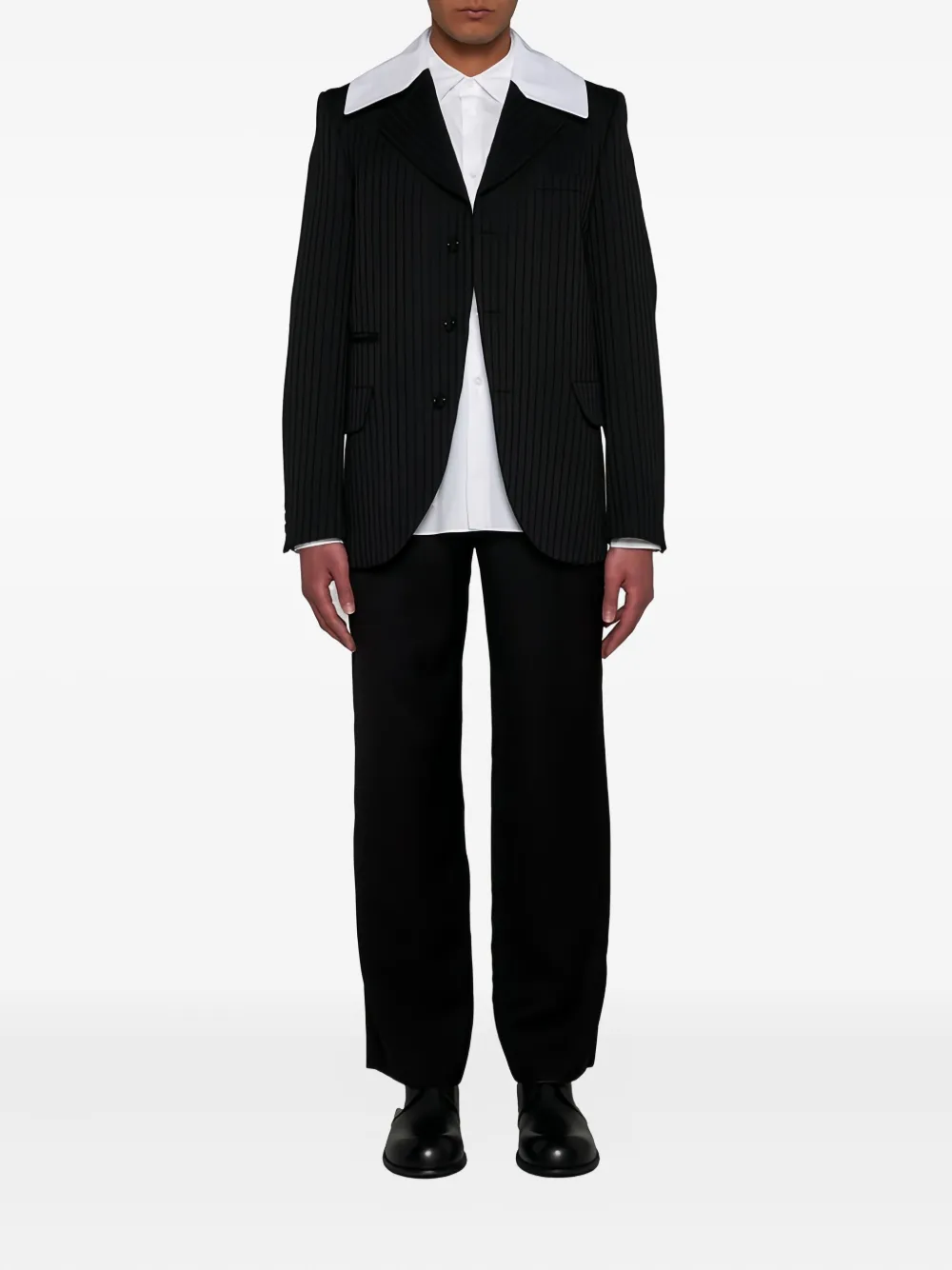 Comme des Garçons Homme Plus contrasting-collar jacket | Suit & Dinner Jackets | Image 2