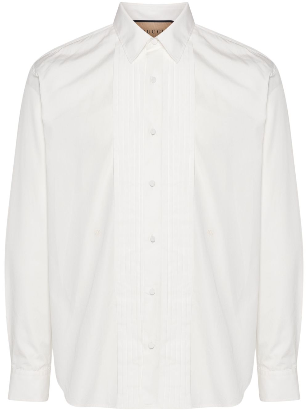 Gucci pintuck-detail shirt - White