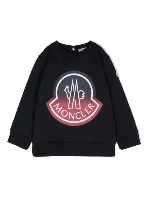 Moncler Enfant logo-print stretch-cotton sweatshirt
