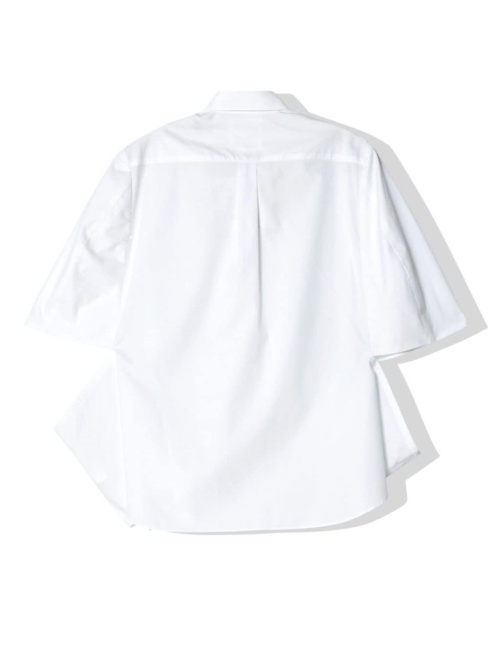 Noir Kei Ninomiya double-sleeve cotton shirt - Wit