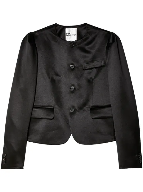 Noir Kei Ninomiya button-up cropped jacket