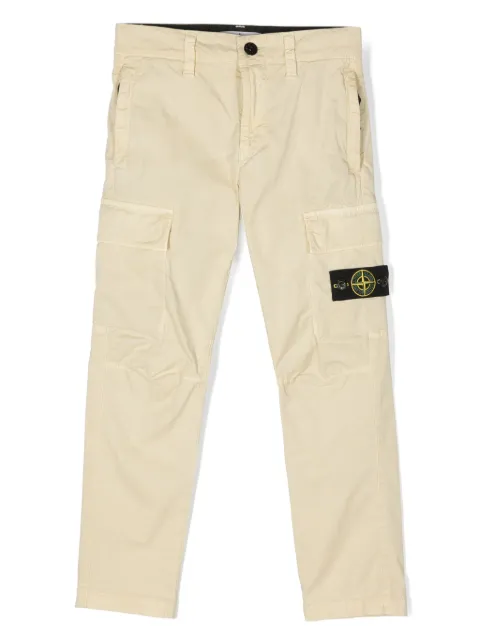 Stone Island Junior slim-cut cargo trousers