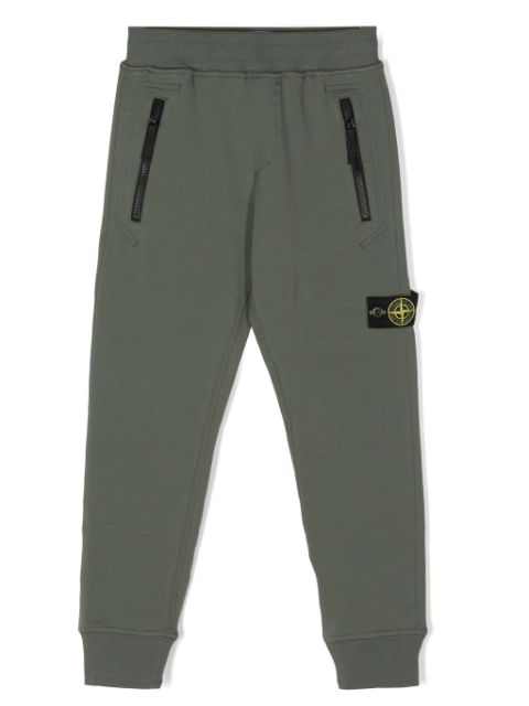 Stone Island Junior Compass-badge track pants