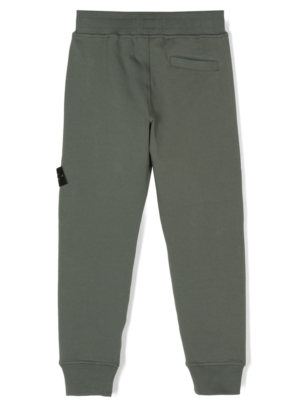 Shop Stone Island Junior Compass-badge Track Pants In Green