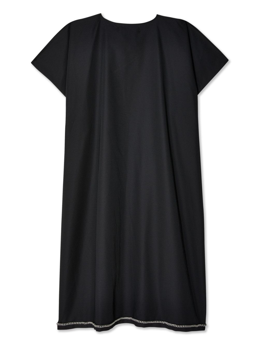 Shop Junya Watanabe Chain-trim T-shirt Minidress In Black