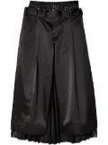 Junya Watanabe cropped pleated trousers - Black