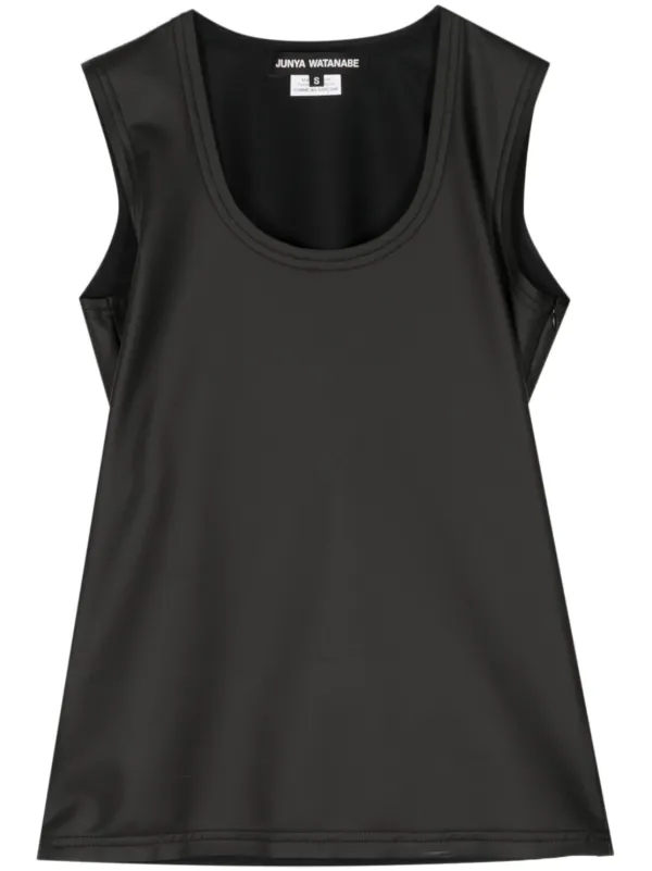 【​限​定​販​売​】 ラウンドネック Watanabe Junya タンクトップ ブラック | トップス