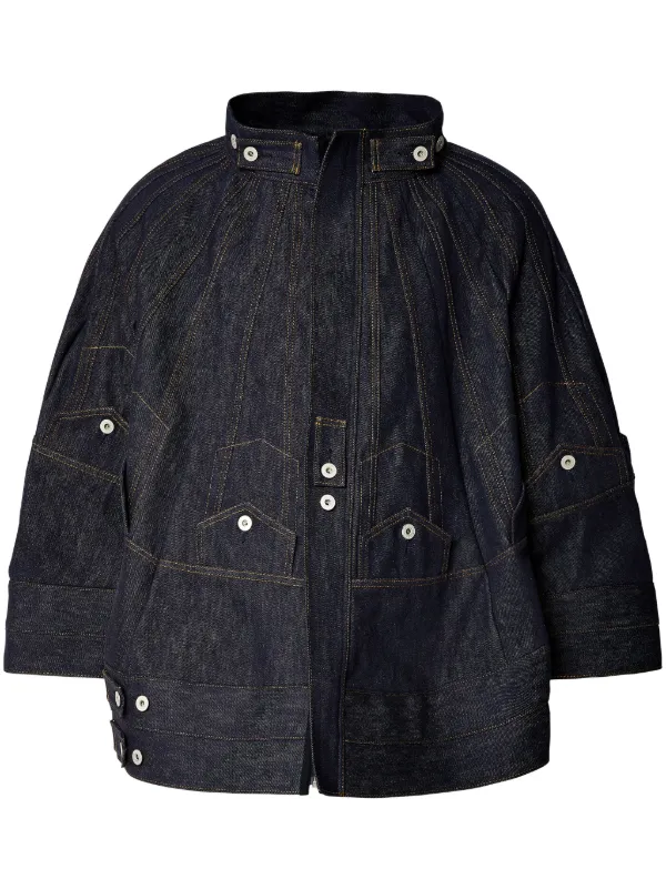 Junya watanabe shop denim cape