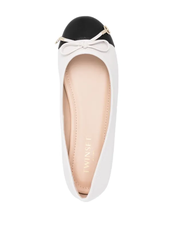 Ballerina flats with bow hotsell