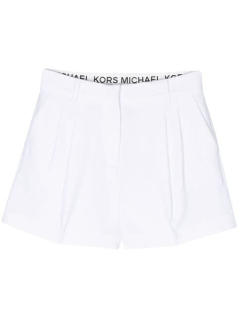Michael Michael Kors crepe pleated shorts