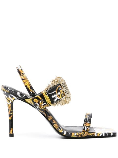 Versace Jeans Couture Emily 85mm Barocco-print sandals