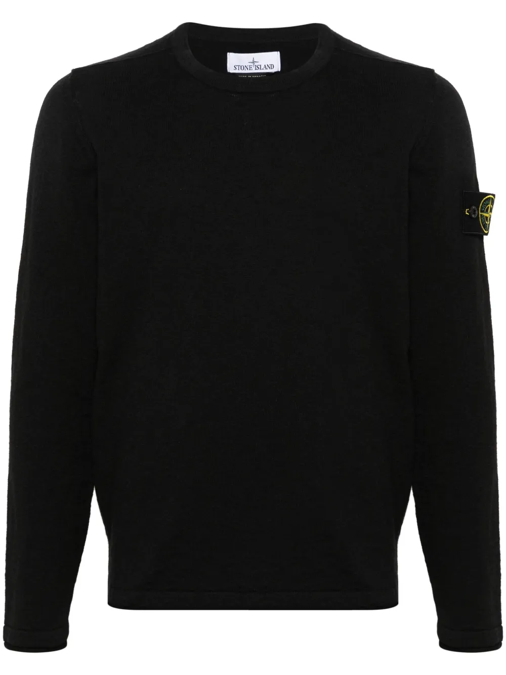 Stone Island Coltrui met Compass-logopatch Zwart