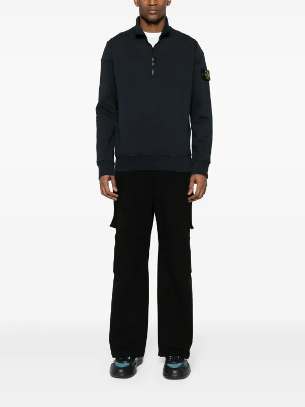 Stone Island コンパスロゴ スウェットシャツ | ブルー | FARFETCH JP