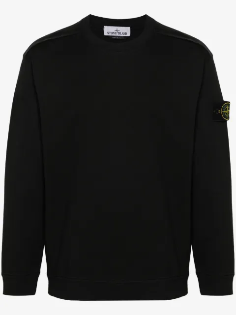 Stone Island logo-patch sweatshirt