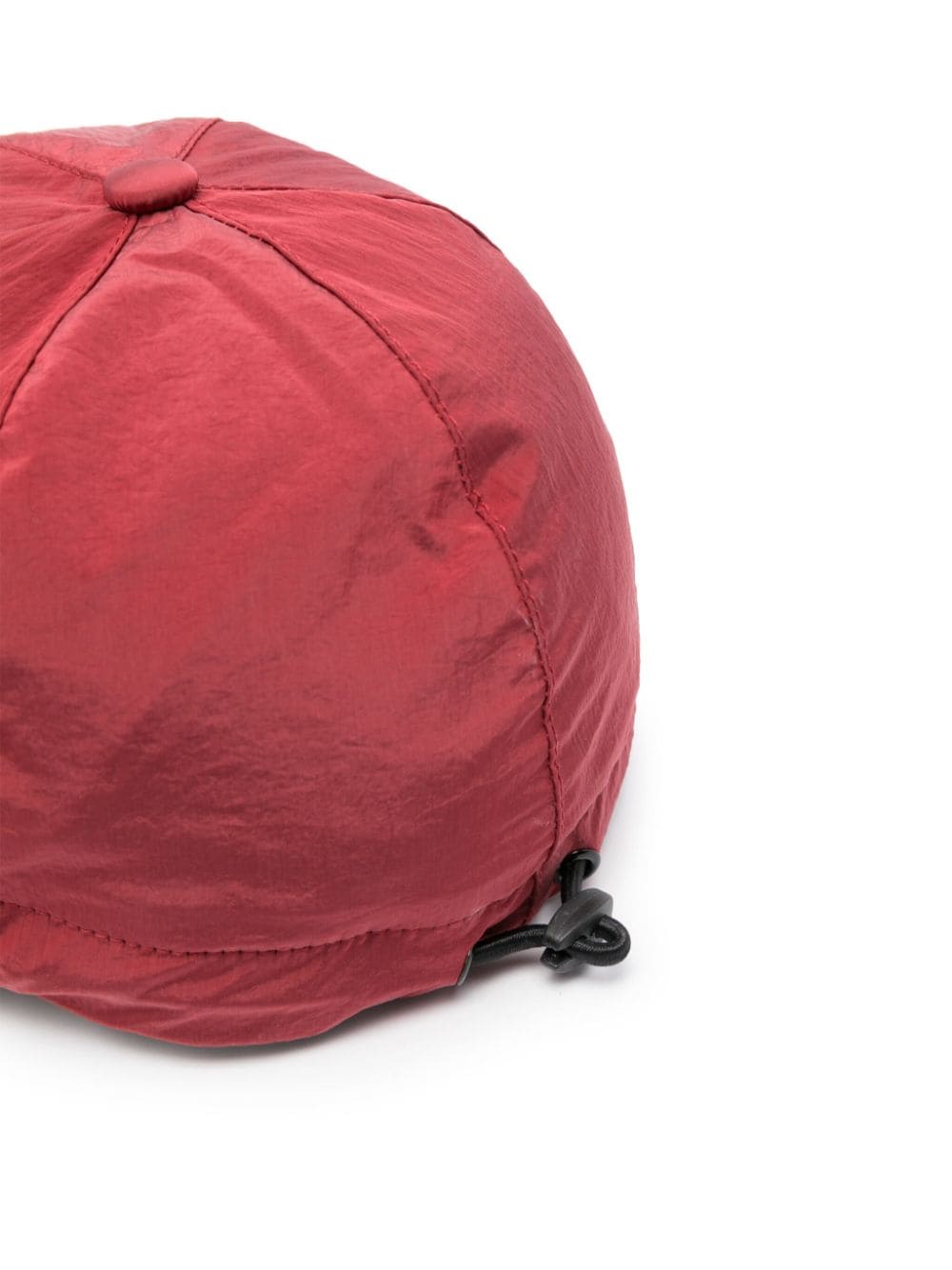 Shop Stone Island Embroidered-compass Baseball Cap In Red