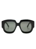 Gucci Eyewear Double G oversize-frame sunglasses - Black