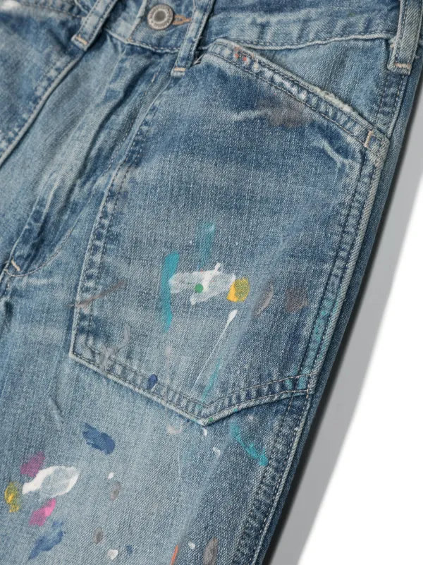 Ralph 2024 Lauren Paint Splatter Jeans