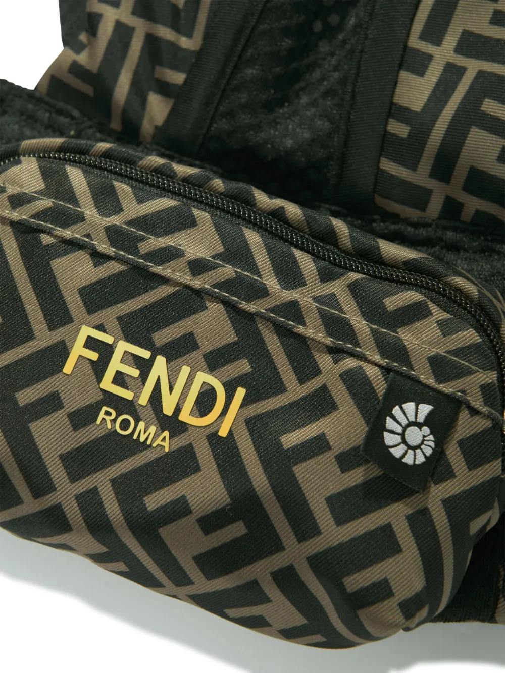 Fendi Kids x ErgoBaby shopper met Zucca-monogram Bruin