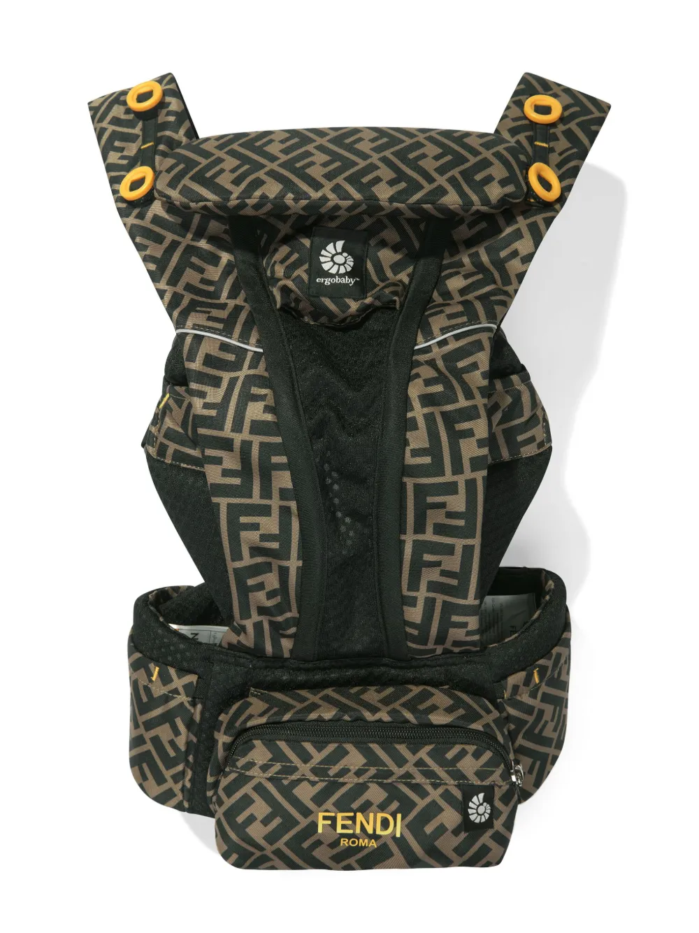 Fendi Kids x ErgoBaby shopper met Zucca-monogram Bruin