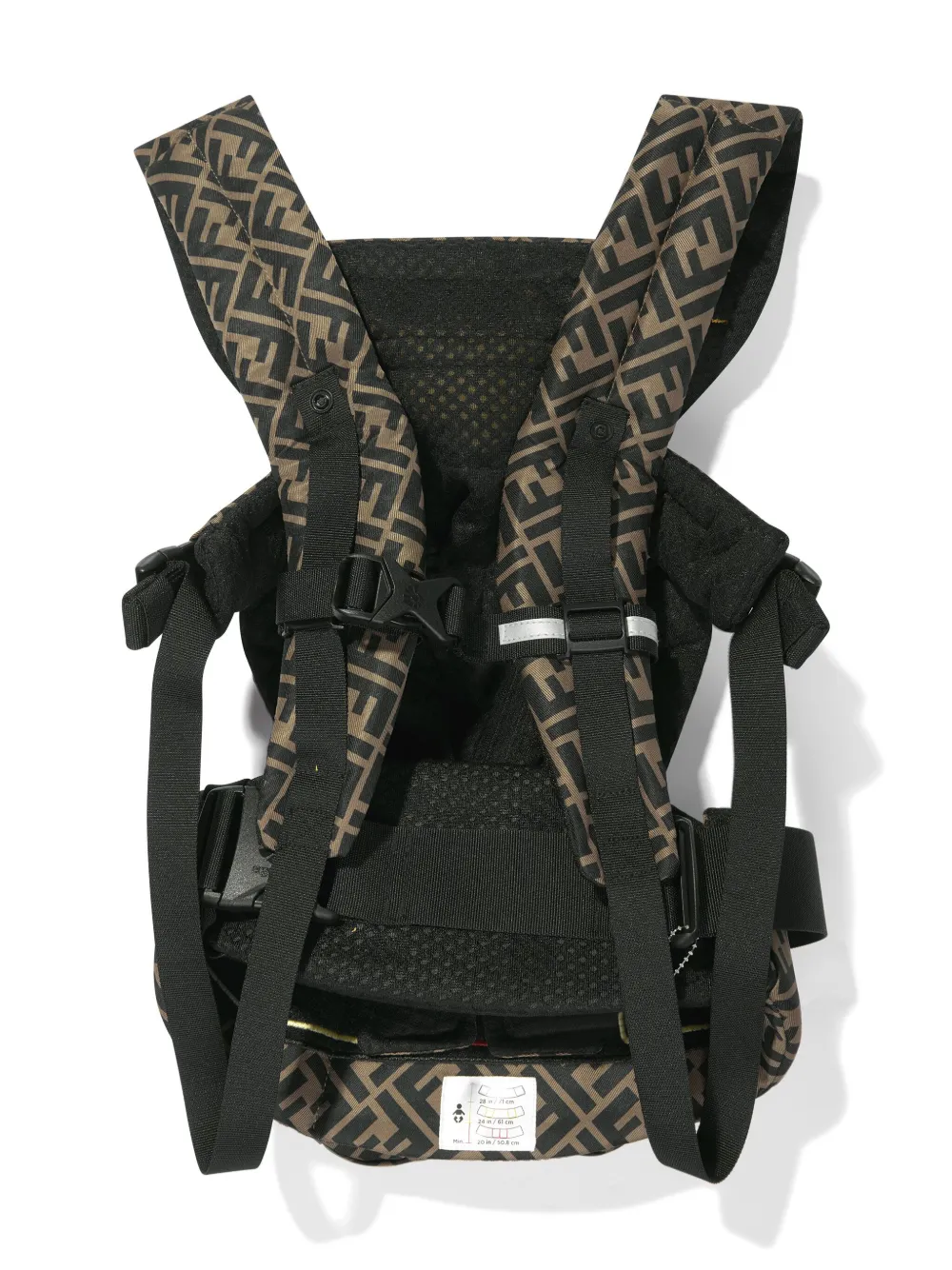 Fendi Kids x ErgoBaby shopper met Zucca-monogram Bruin