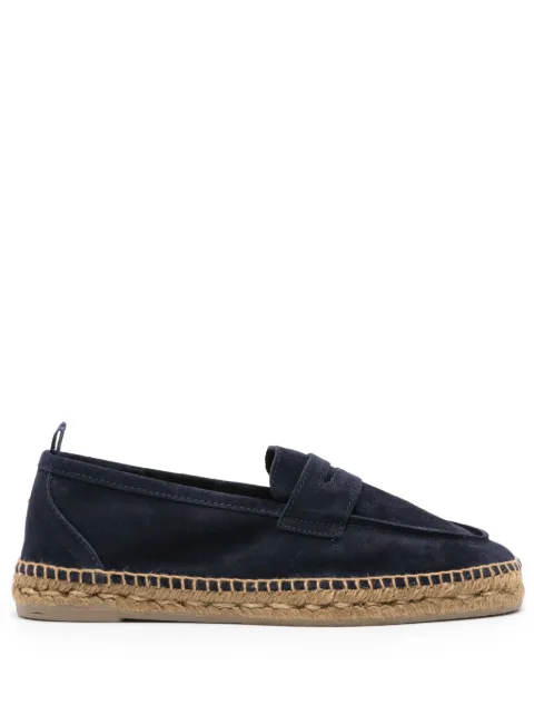 Castañer braided-raffia suede espadrilles