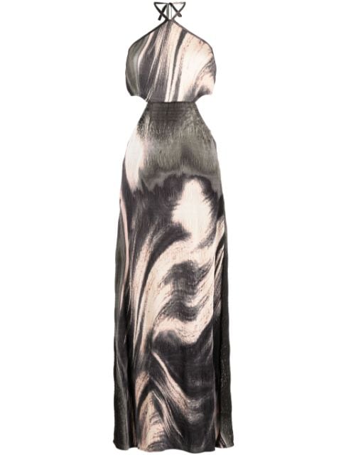 Simkhai Julius abstract-print maxi dress