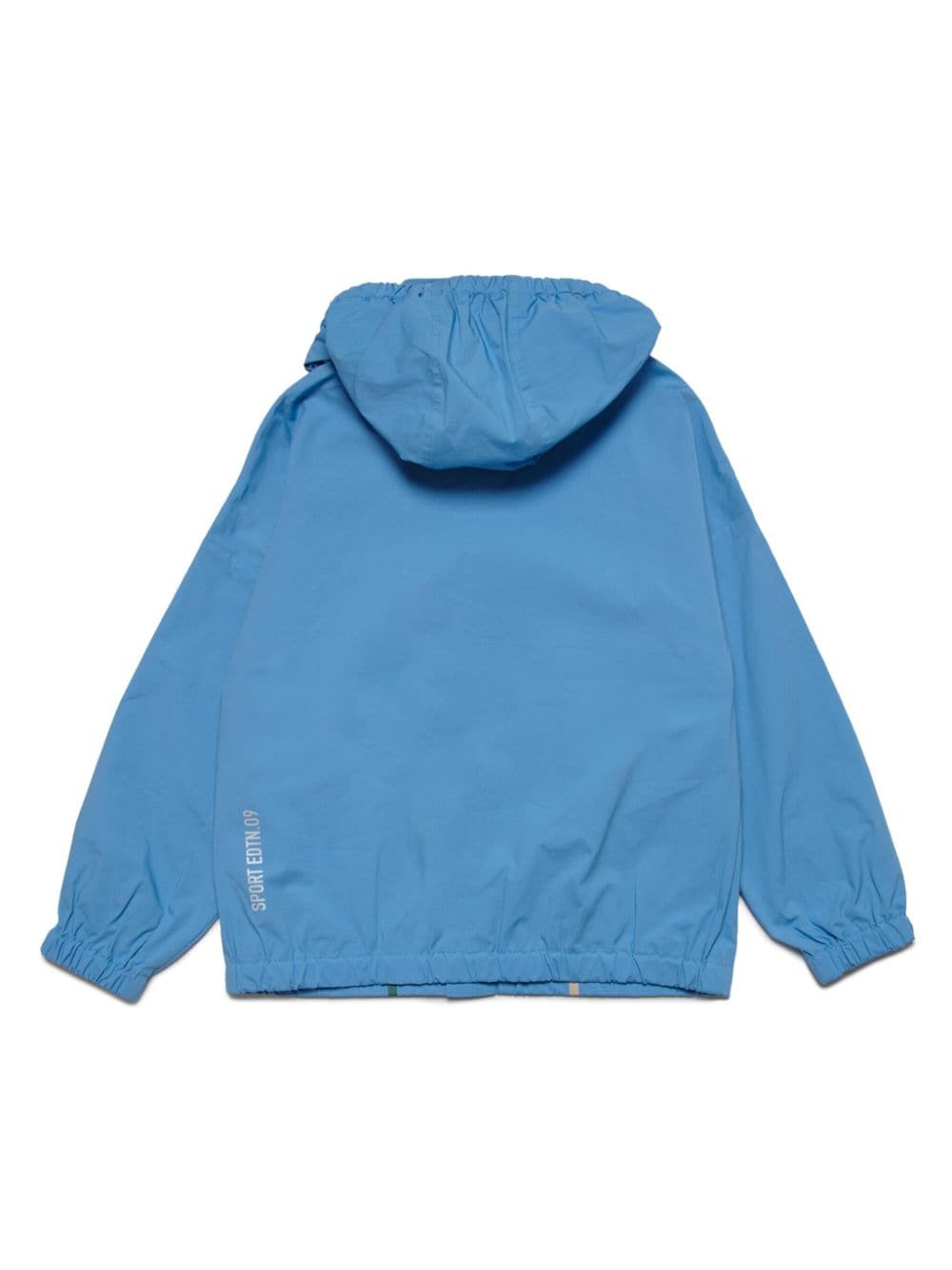 Shop Dsquared2 Logo-print Hooded Jacket In Blue