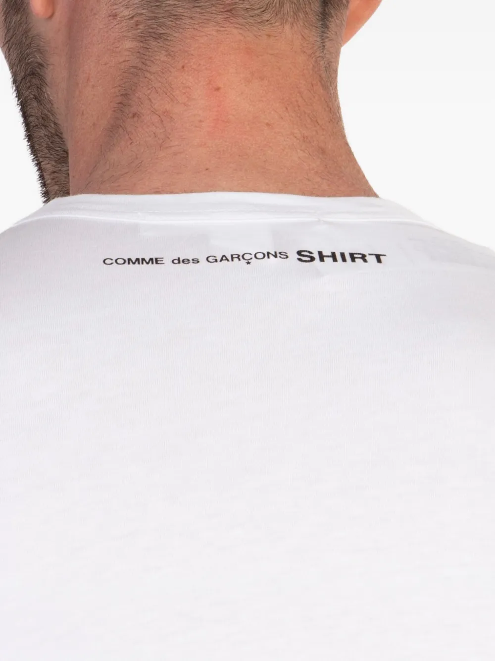 Comme des Garçons Homme Plus T-shirt met korte mouwen Wit