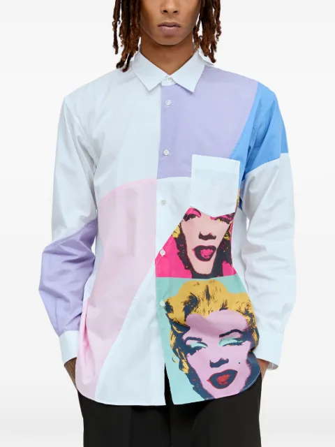 Comme Des Garçons Shirt camisa con estampado gráfico