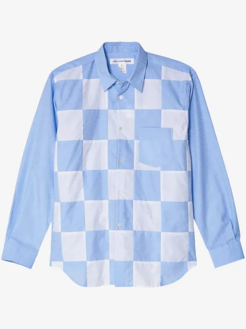 Comme Des Garçons Shirt camisa con cuadros estampados