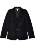 Comme Des Garçons Shirt single-breasted wool blazer - Blue