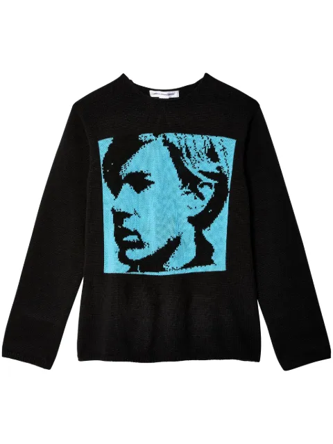 Comme Des Garçons Shirt graphic-print jumper