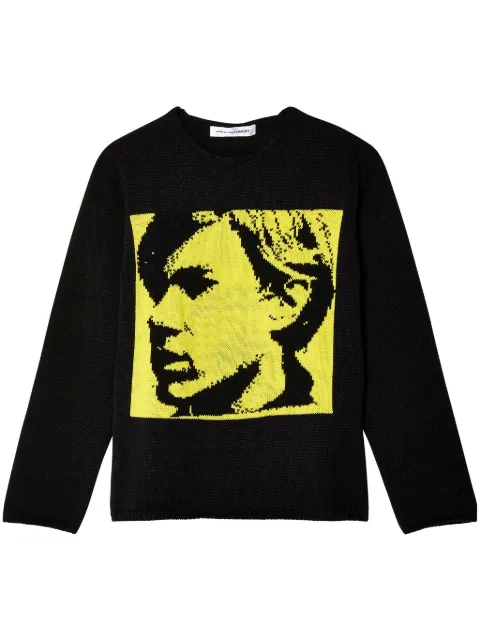 Comme Des Garçons Shirt graphic-print jumper