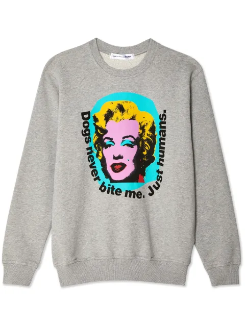 Comme Des Garçons Shirt sudadera con estampado gráfico