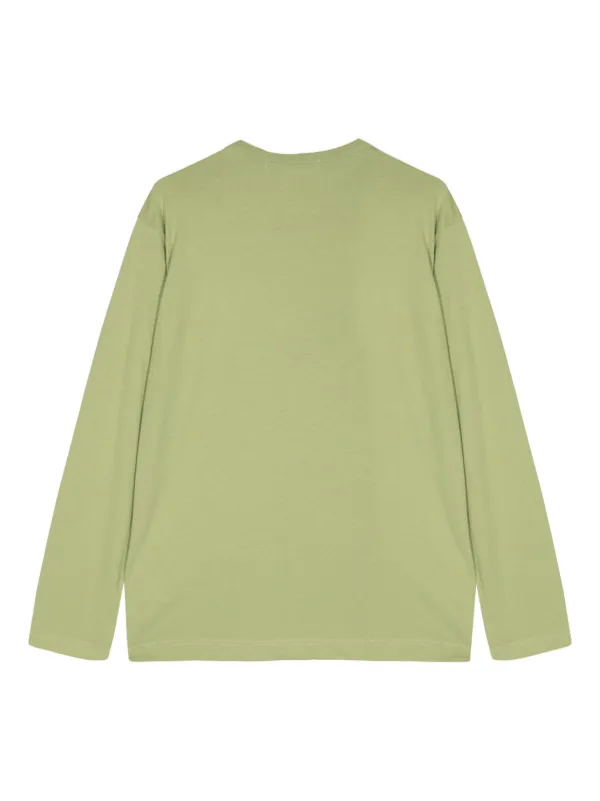 Tシャツ・カットソー COMME DES GARCONS SHIRT Logo print cotton t-shirt Green Comme Des Garçons Shirt logo-print Cotton T-shirt | Green