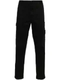Stone Island Compass-badge straight-leg trousers - Black