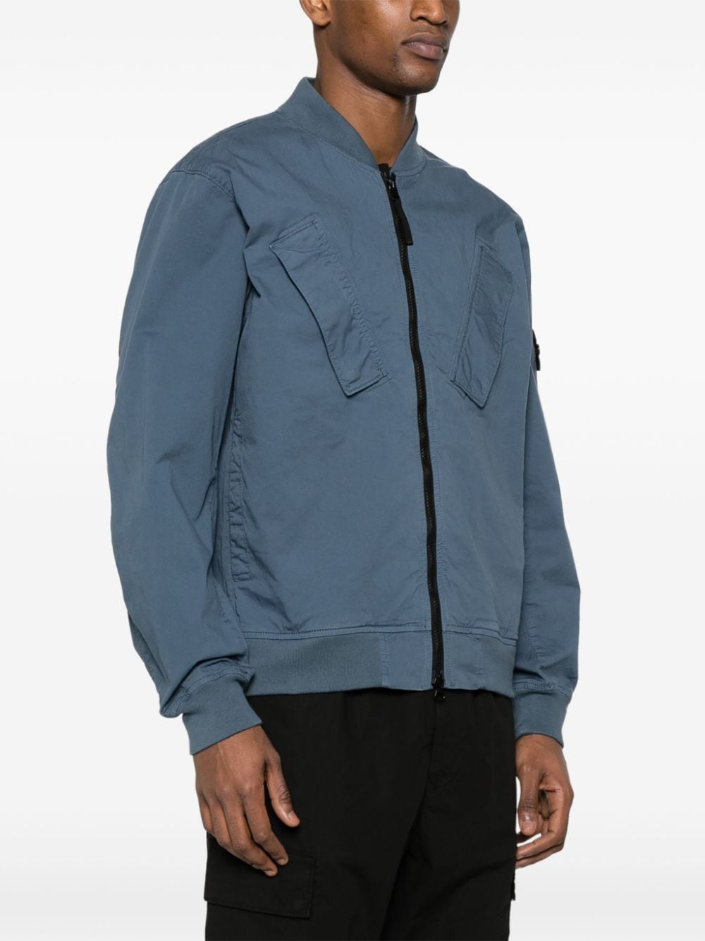 Stone Island Compass-badge Bomber Jacket - Farfetch