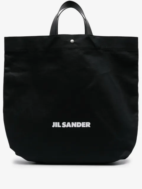 Jil Sander Book canvas tote bag